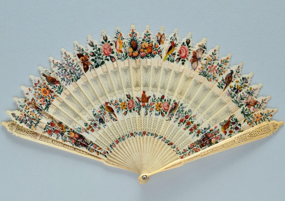 Brisé Fan, English, c. 1820